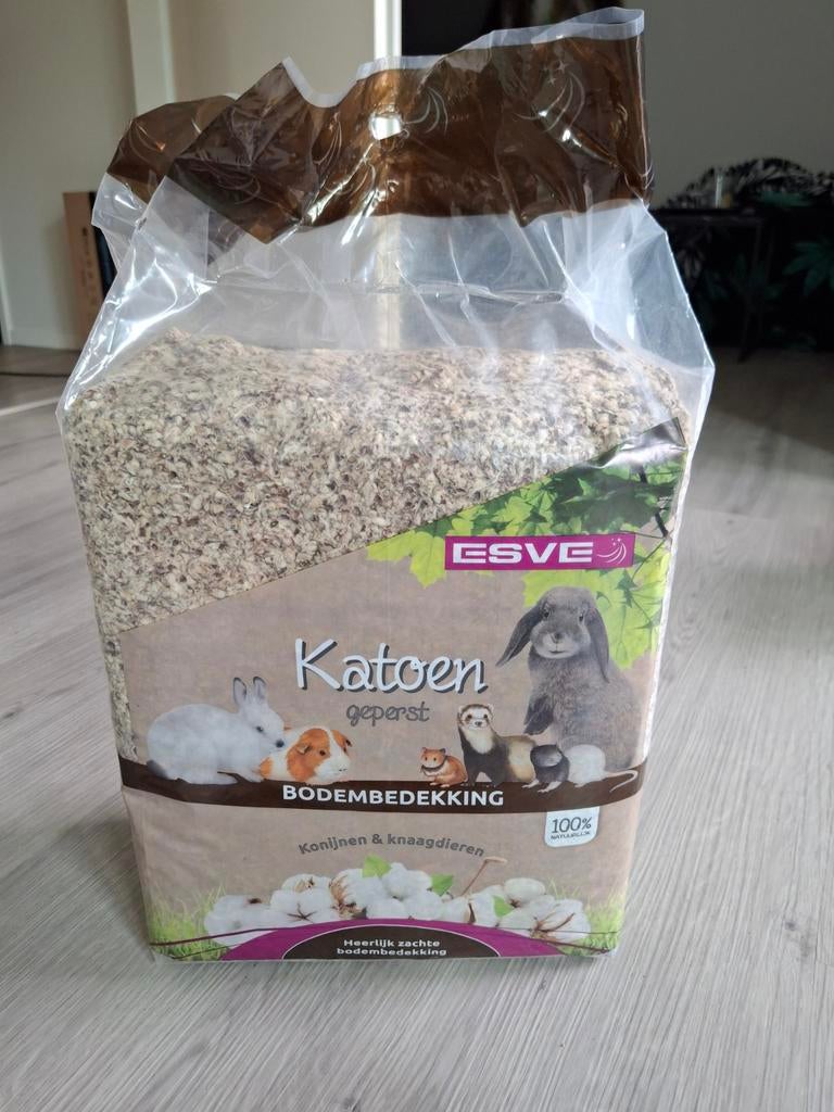 ESVE Katoen bodembedekking 40 liter voor knaagdieren ratten, Ophalen of Verzenden, Nieuw, Verzorging