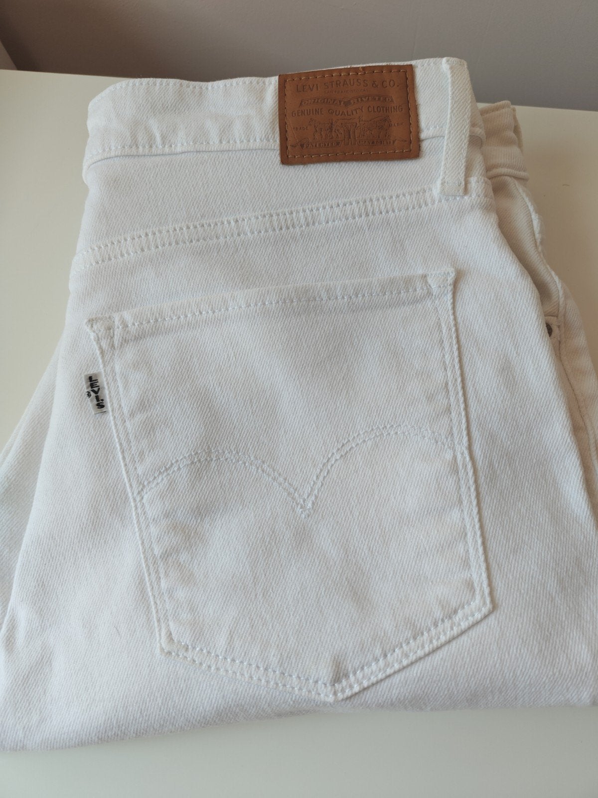 Levi's 721 High Rise Jeans Wit - Maat W31, Wit, Ophalen of Verzenden, Zo goed als nieuw, W30 - W32 (confectie 38/40)