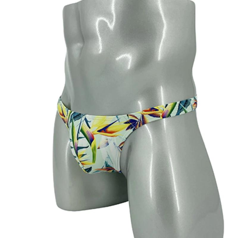 Heren zwemstring bladeren zwemslip zwembroek zwem slip, Verzenden, Overige maten, Overige kleuren