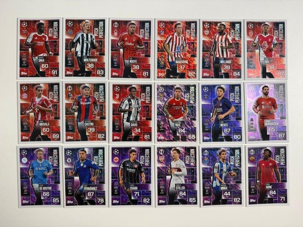27 Pitch Perfection kaarten van Match Attax Extra 2025-26, Ophalen of Verzenden, Nieuw, Buitenlandse clubs, Poster, Plaatje of Sticker
