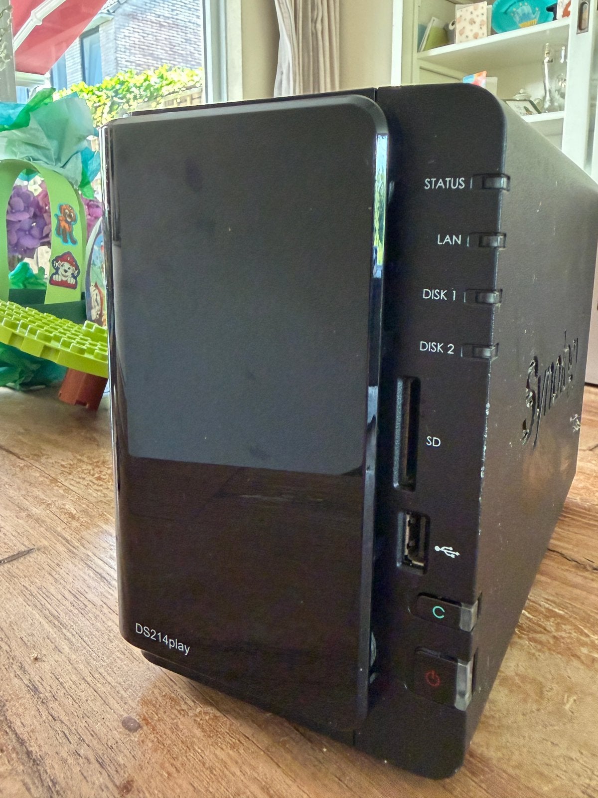 Synology DS214play met twee bays, Computers en Software, NAS, Ophalen of Verzenden, Gebruikt