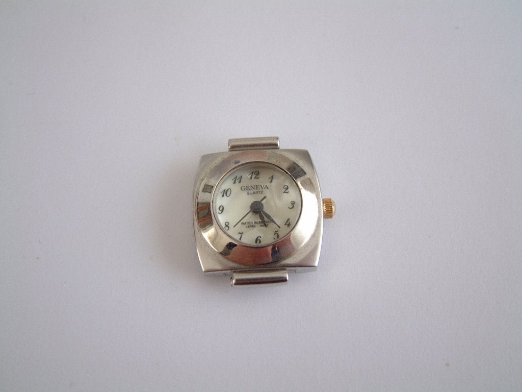 oud horloge  Geneva Quartz, Sieraden, Tassen en Uiterlijk, Horloges | Dames, Ophalen of Verzenden, Polshorloge, Staal, Overige merken