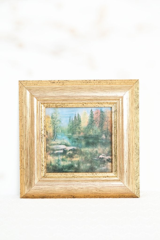 Schilderijtje print Zweden Frida Kanestrom, Ophalen of Verzenden, Gebruikt, Minder dan 50 cm, Print