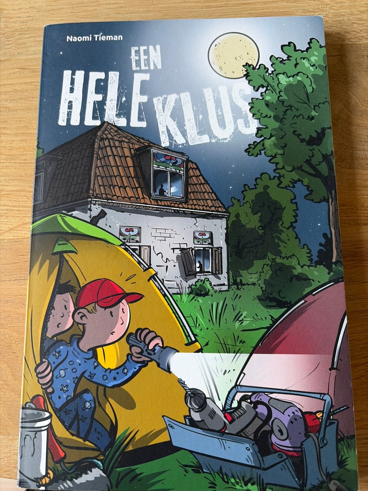 Een Hele Klus - Naomi Tieman (Kinderboek), Boeken, Ophalen of Verzenden, Zo goed als nieuw, Fictie