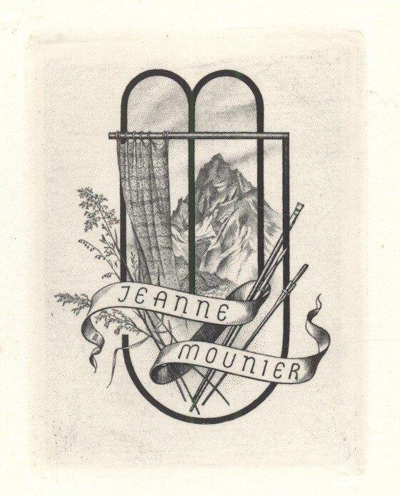 1243 Ex Libris Oostenrijk : Hubert Woyty-Wimmer, z.j., Antiek en Kunst, Kunst | Etsen en Gravures, Verzenden