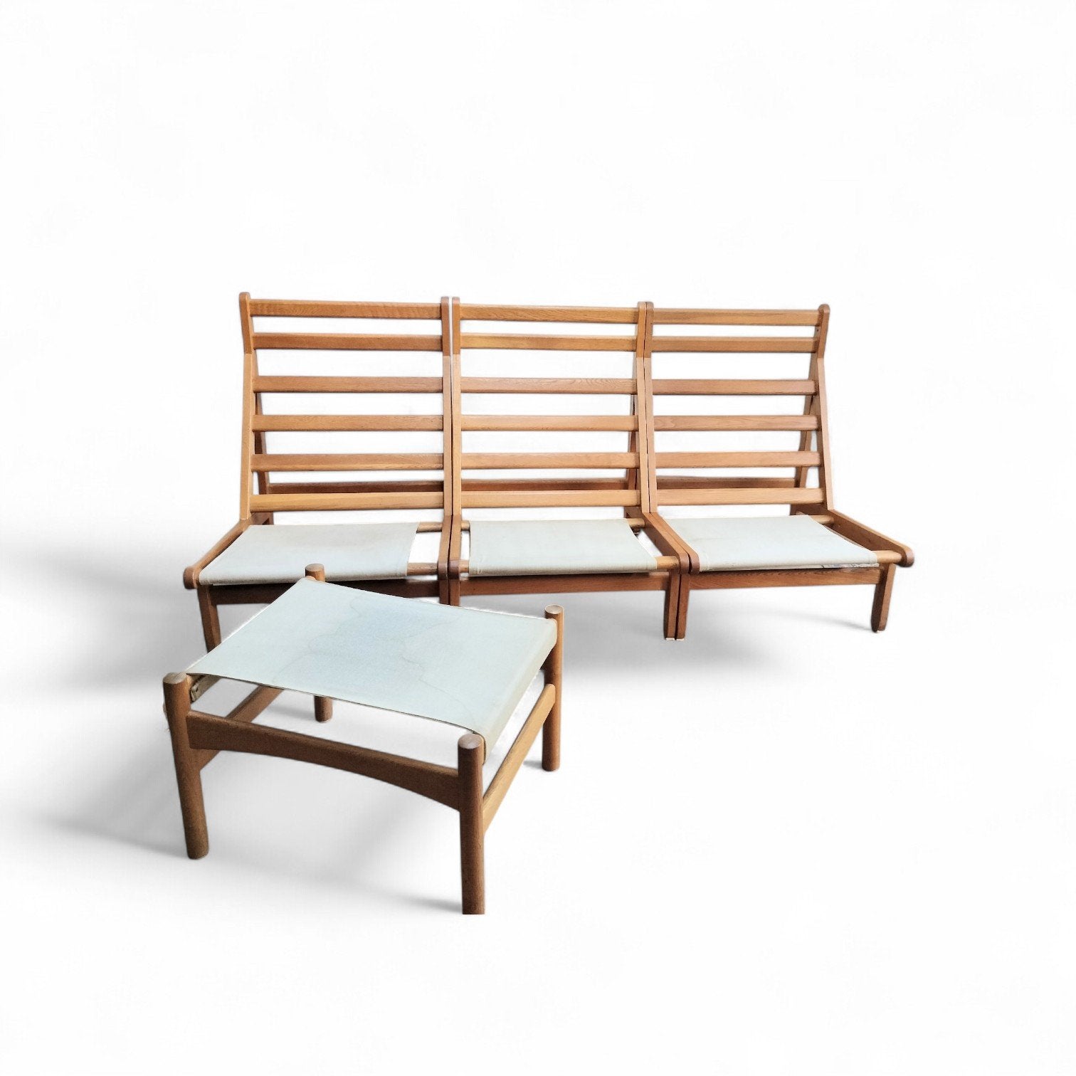 Vintage Deens loungeset Bernt Petersen, Tuin en Terras, Tuinsets en Loungesets, Ophalen, ., ., .