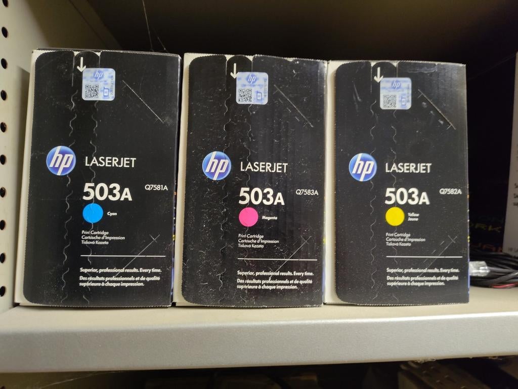 HP LaserJet Toner Q7581A, Q7582A, Q7583A Origineel, Computers en Software, Printerbenodigdheden, Ophalen of Verzenden
