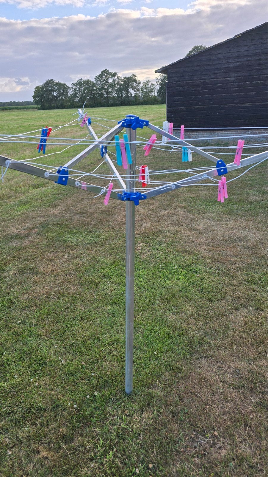 Compacte Camping Droogmolen voor Caravandissel – 150 cm hoog, Caravans en Kamperen, Ophalen of Verzenden, Zo goed als nieuw