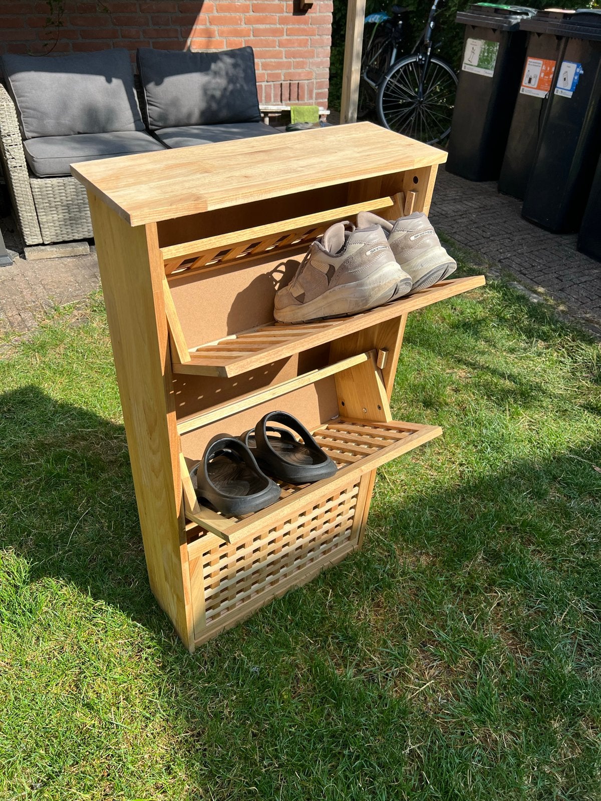 Stijlvol Houten Schoenenrek 105x55x20 cm, Ophalen, Gebruikt