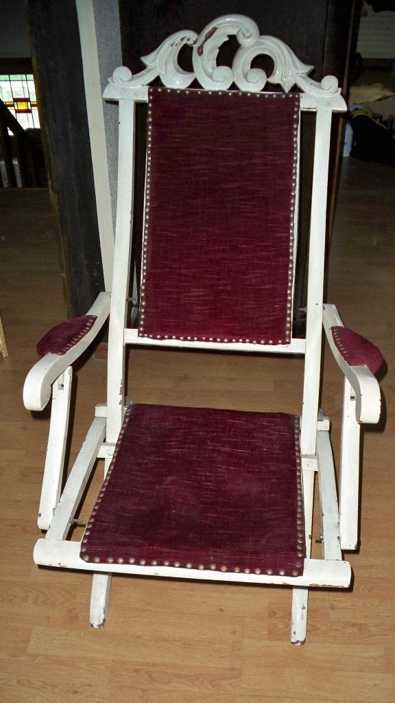 antieke stoel, Ophalen