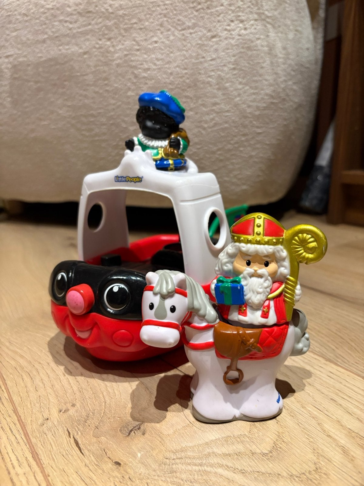 Fisher Price stoomboot sint en piet, Kinderen en Baby's, Ophalen of Verzenden, Gebruikt