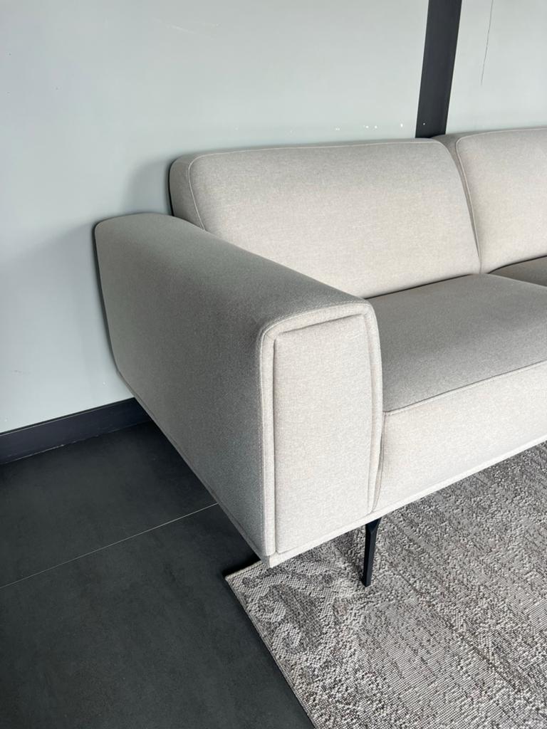 Moderne 3-zitsbank, Ophalen, Driepersoons, 75 tot 100 cm, Zo goed als nieuw
