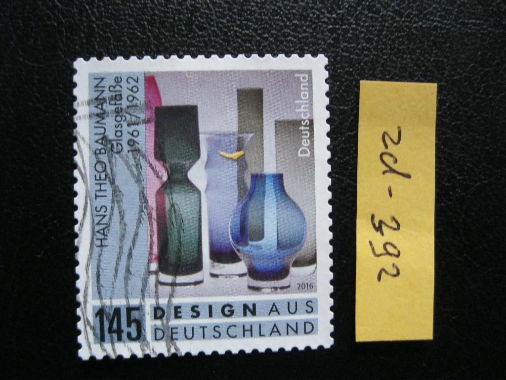 brd - duits design 2016 (zd-392), Ophalen of Verzenden, BRD, Gestempeld