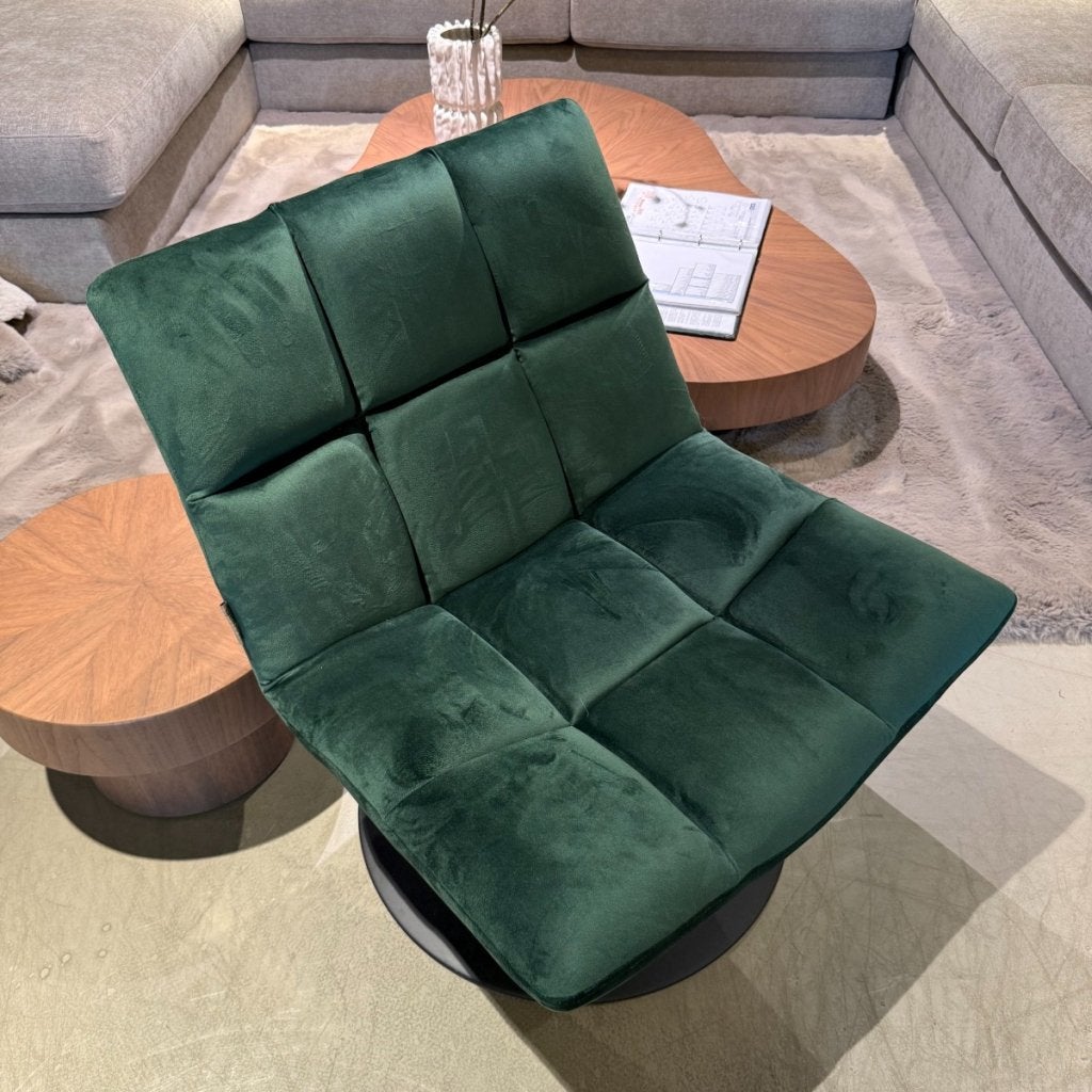 Draaifauteuil Bar - stof groen - IN.HOUSE, Niet ingevuld, Niet ingevuld, Niet ingevuld