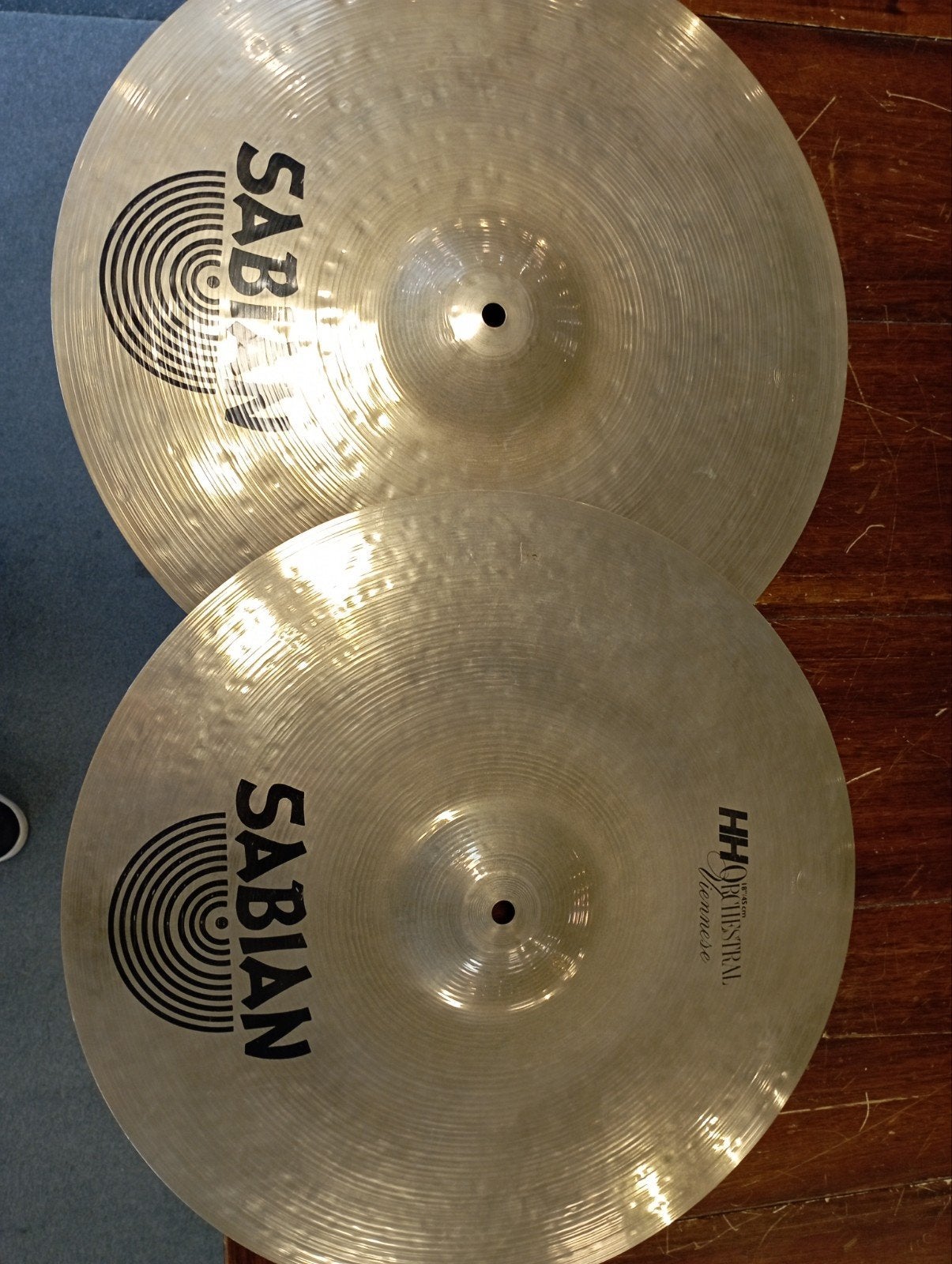 Sabian HH Vienesse Orchestral bekkens, Muziek en Instrumenten, Percussie, Ophalen of Verzenden, Gebruikt, Overige soorten