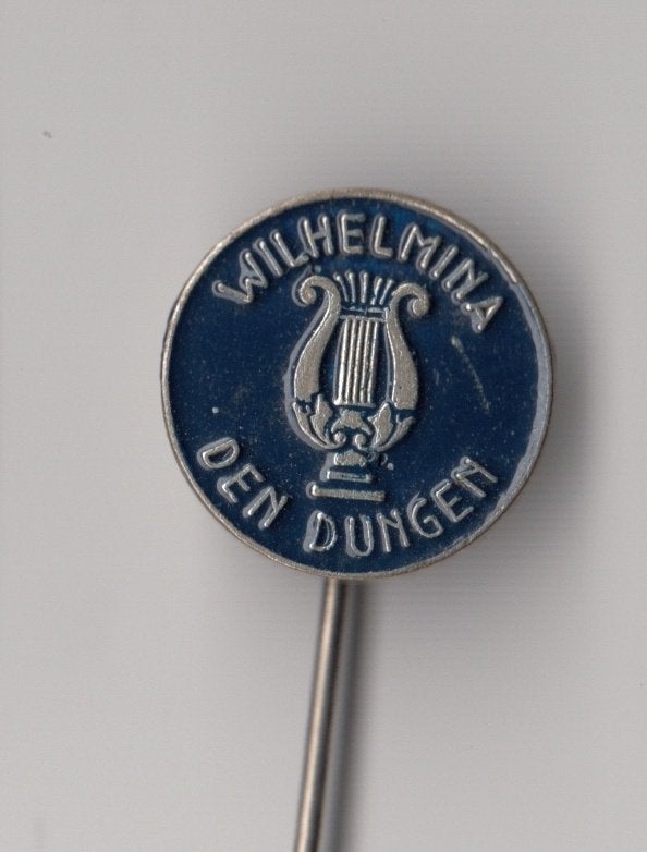 Wilhelmina Harmone den Dungen speldje, Verzamelen, Speldjes, Pins en Buttons, Gebruikt, Niet vindbaar, Niet vindbaar, Speldje of Pin
