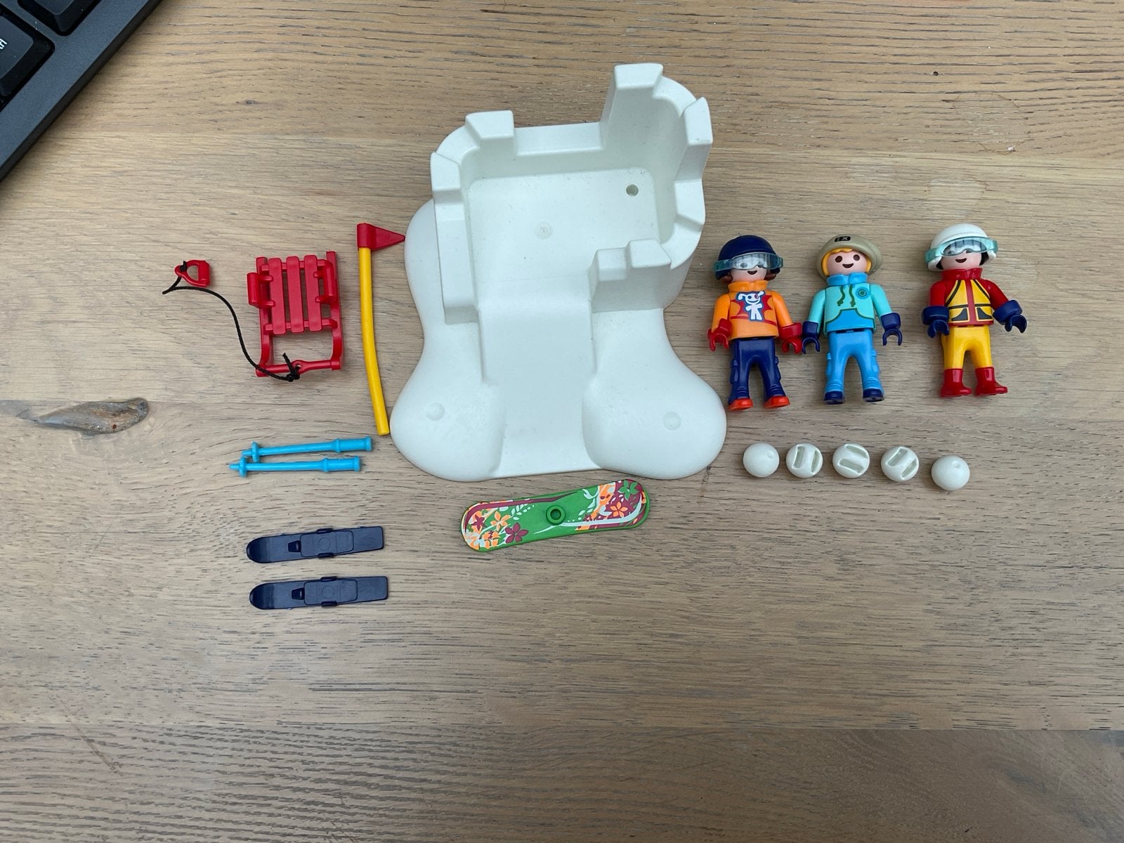 Playmobil Wintersport Set met Figuren en Accessoires, Kinderen en Baby's, Ophalen of Verzenden, Gebruikt, Jongen of Meisje
