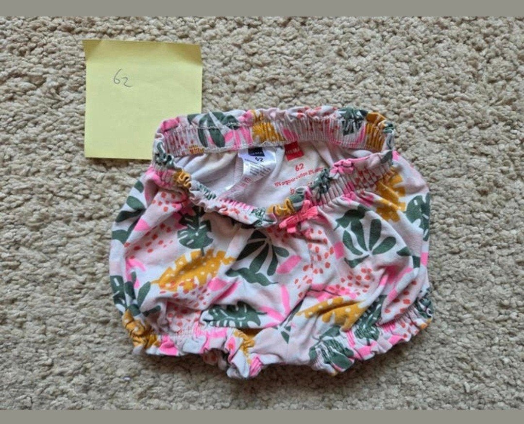 Hema Katoen Broekje Maat 62 met Print, Kinderen en Baby's, Babykleding | Maat 62, Gebruikt, Broekje, Meisje, Ophalen of Verzenden
