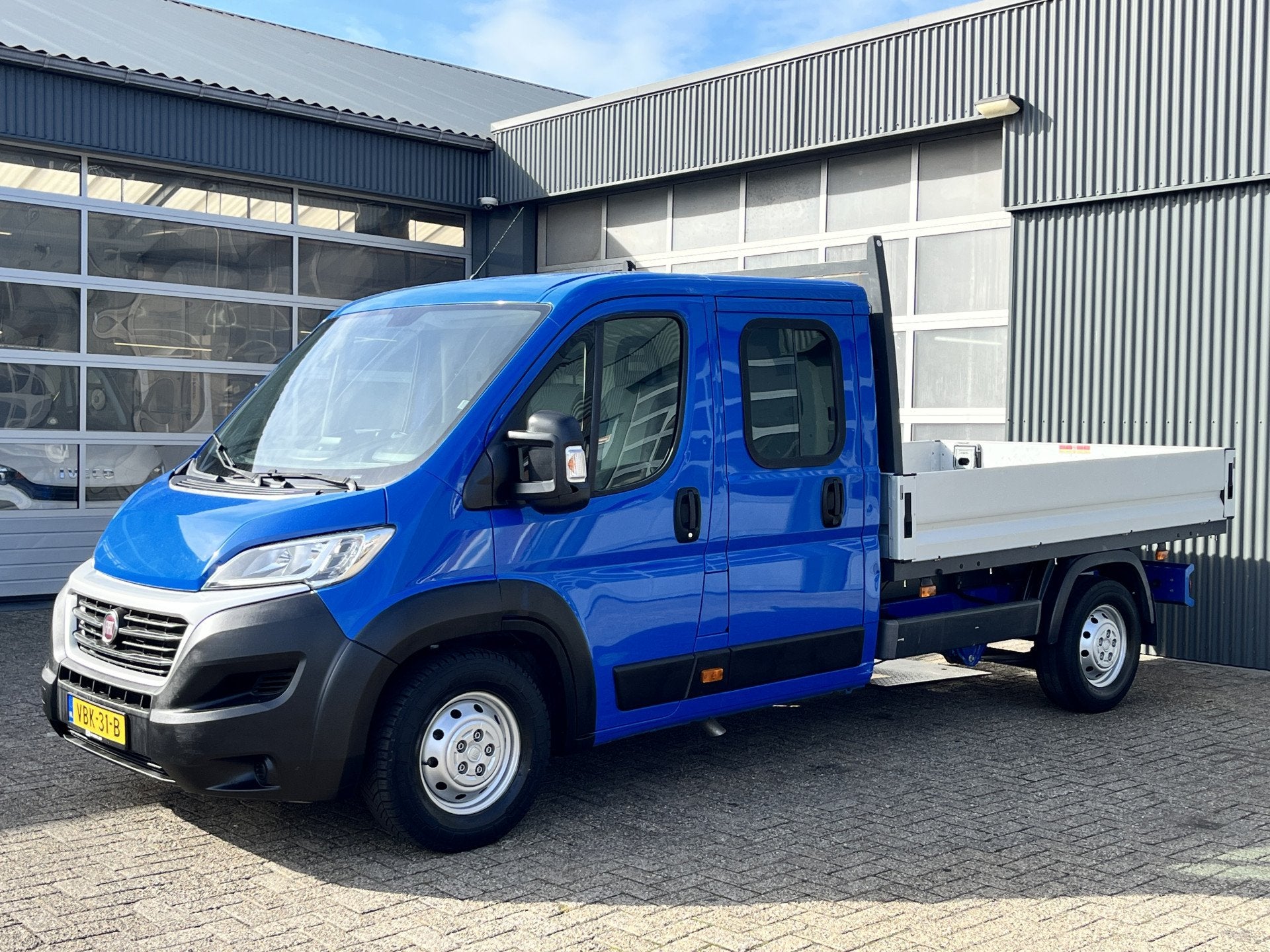 Fiat Ducato 35H 2.3 MultiJet L3 Airco Trekhaak 3000kg trekge, Voorwielaandrijving, Gebruikt, Blauw, Origineel Nederlands