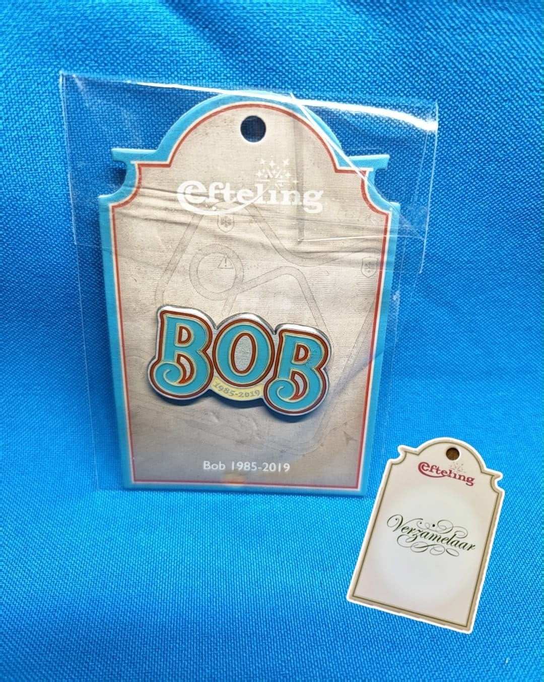 Efteling pin BOB 1985-2019 NIEUW, Ophalen of Verzenden, Nieuw, Button of Speldje