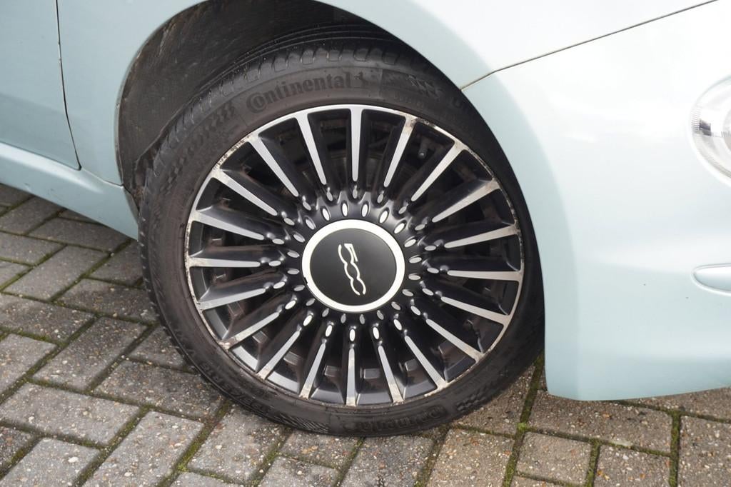 Fiat 500 1.0 Hybrid Launch Edition / Pano / Cruise control /, Voorwielaandrijving, 4 stoelen, Leder en Stof, Origineel Nederlands