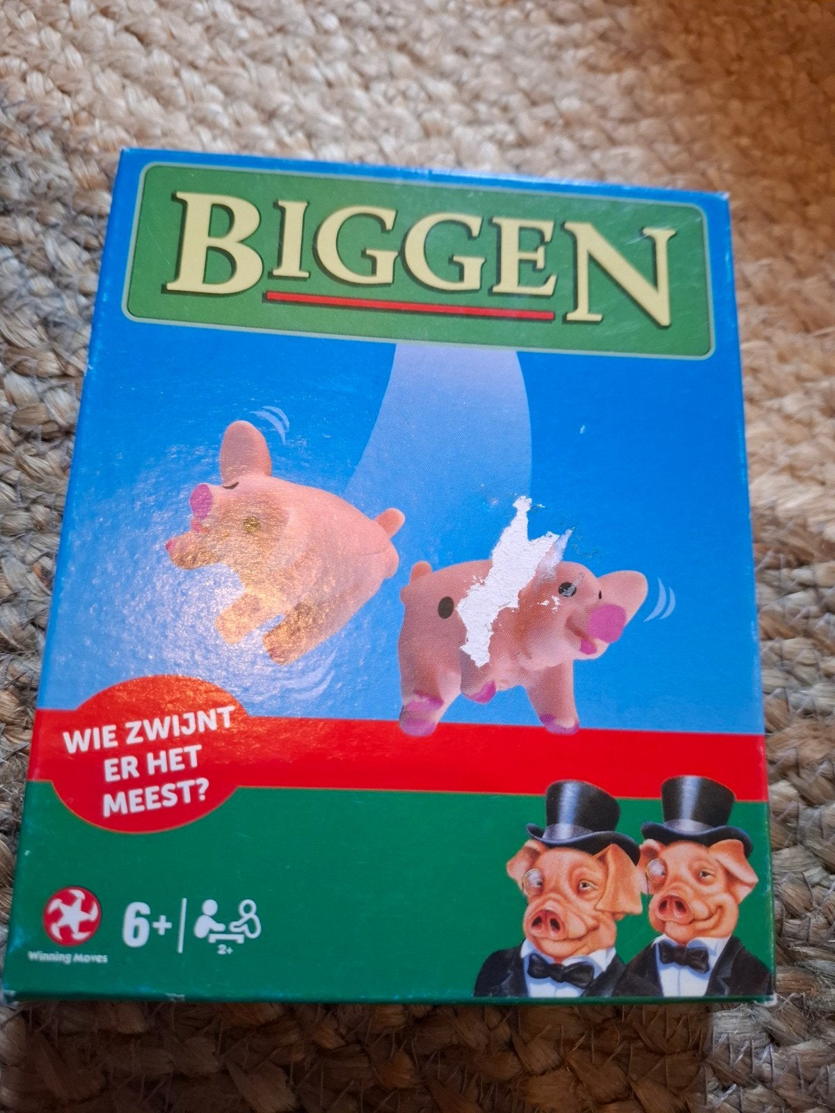 Biggen dobbelspel - Wie zwijnt er het meest?, Vijf spelers of meer, Ophalen of Verzenden, Gebruikt, Winning Moves