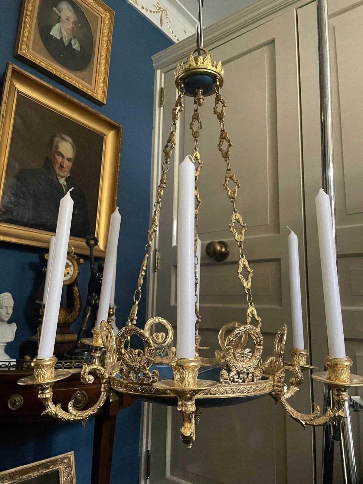 Empire Stijl Kaarsenkroon - Sotheby's Amsterdam, Antiek en Kunst, Ophalen of Verzenden
