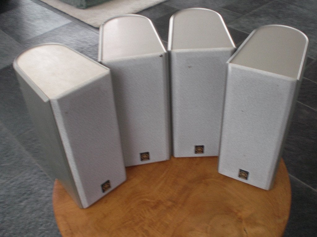 4 Yamaha satellietluidsprekers NX S80S, Stereo speakers, Gebruikt, Yamaha, Ophalen of Verzenden
