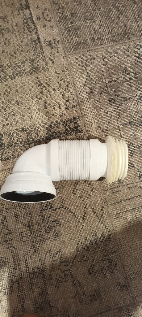 flexibele wc aansluiting, Ophalen, Afvoer, Pvc, Nieuw