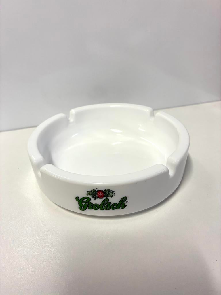 Prachtige porseleinen Grolsch asbak, Verzamelen, Biermerken, Ophalen of Verzenden, Zo goed als nieuw, Overige typen, Overige merken