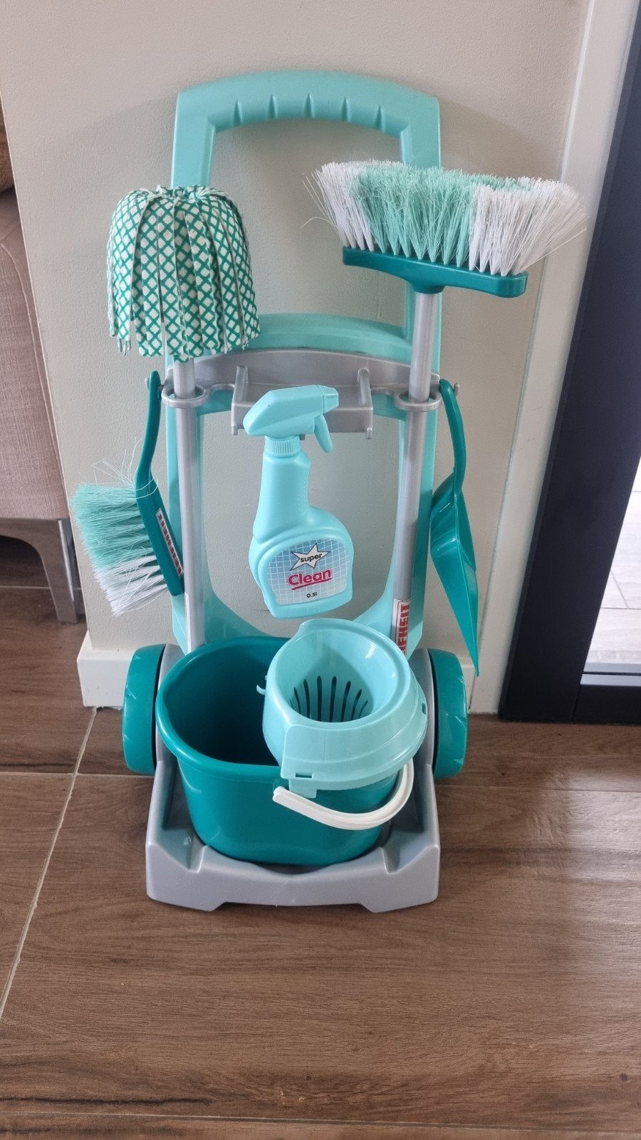 Leifheit Speelgoed Schoonmaakkar met Accessoires, Kinderen en Baby's, Ophalen, Zo goed als nieuw, Jongen of Meisje