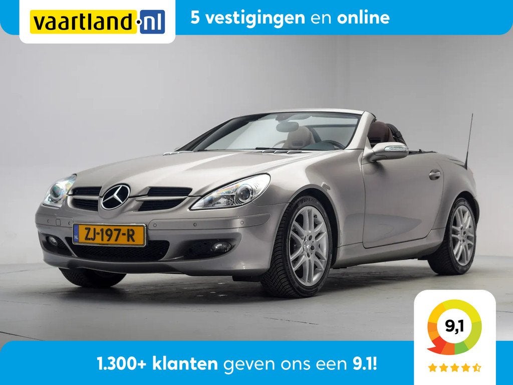 Mercedes-Benz SLK 200K Sport [ Leder Airscarf Stoelverwarmin, Auto's, Mercedes-Benz, Achterwielaandrijving, Gebruikt, 4 cilinders
