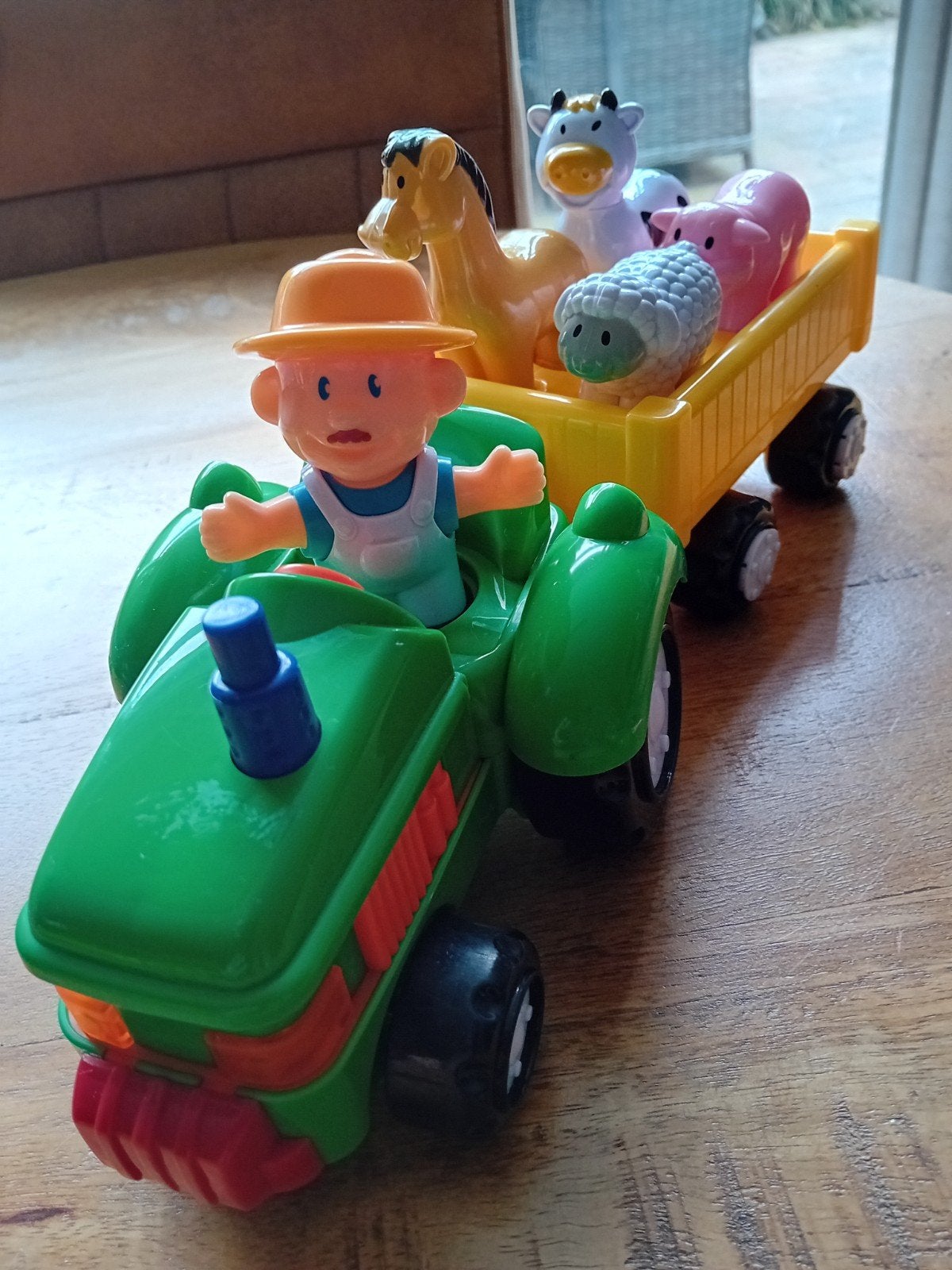 Tractor met Wagen en Diertjes, Ophalen of Verzenden, Zo goed als nieuw