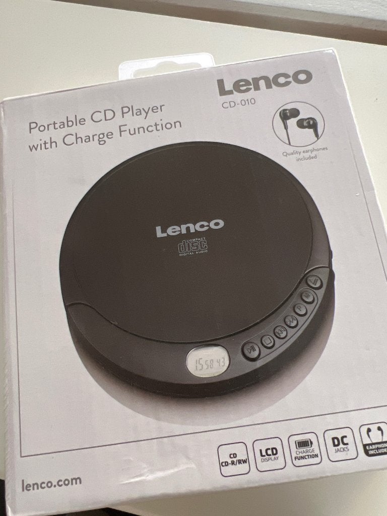 Nieuw!! Lenco CD-010 portable CD player (met oplaadfunctie), Verzenden, Nieuw, Overige merken, Draagbaar