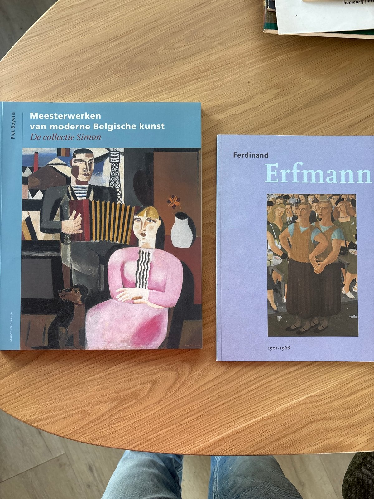 Kunstboeken: Meesterwerken Belgische kunst & Ferdinand Erfma, Boeken, Ophalen of Verzenden, Zo goed als nieuw, Schilder- en Tekenkunst
