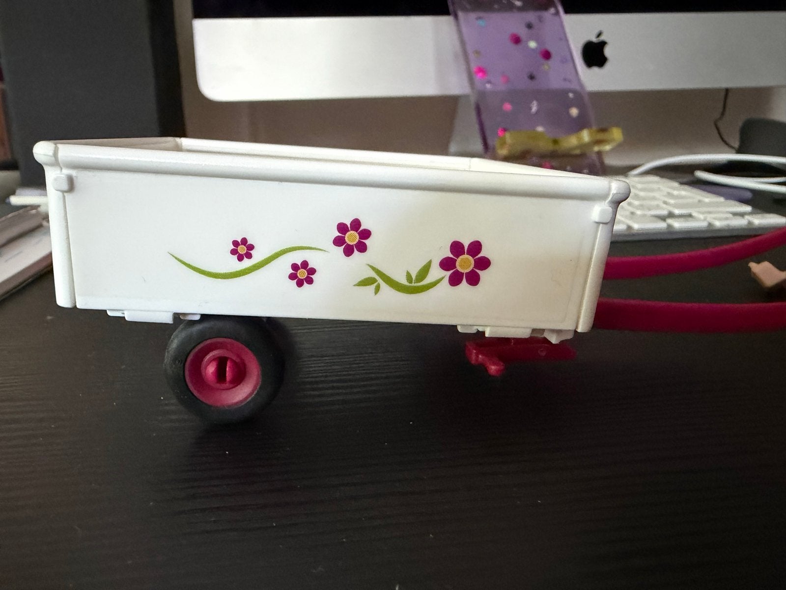 Schleich paardenwagen met accessoires, Ophalen of Verzenden, Gebruikt