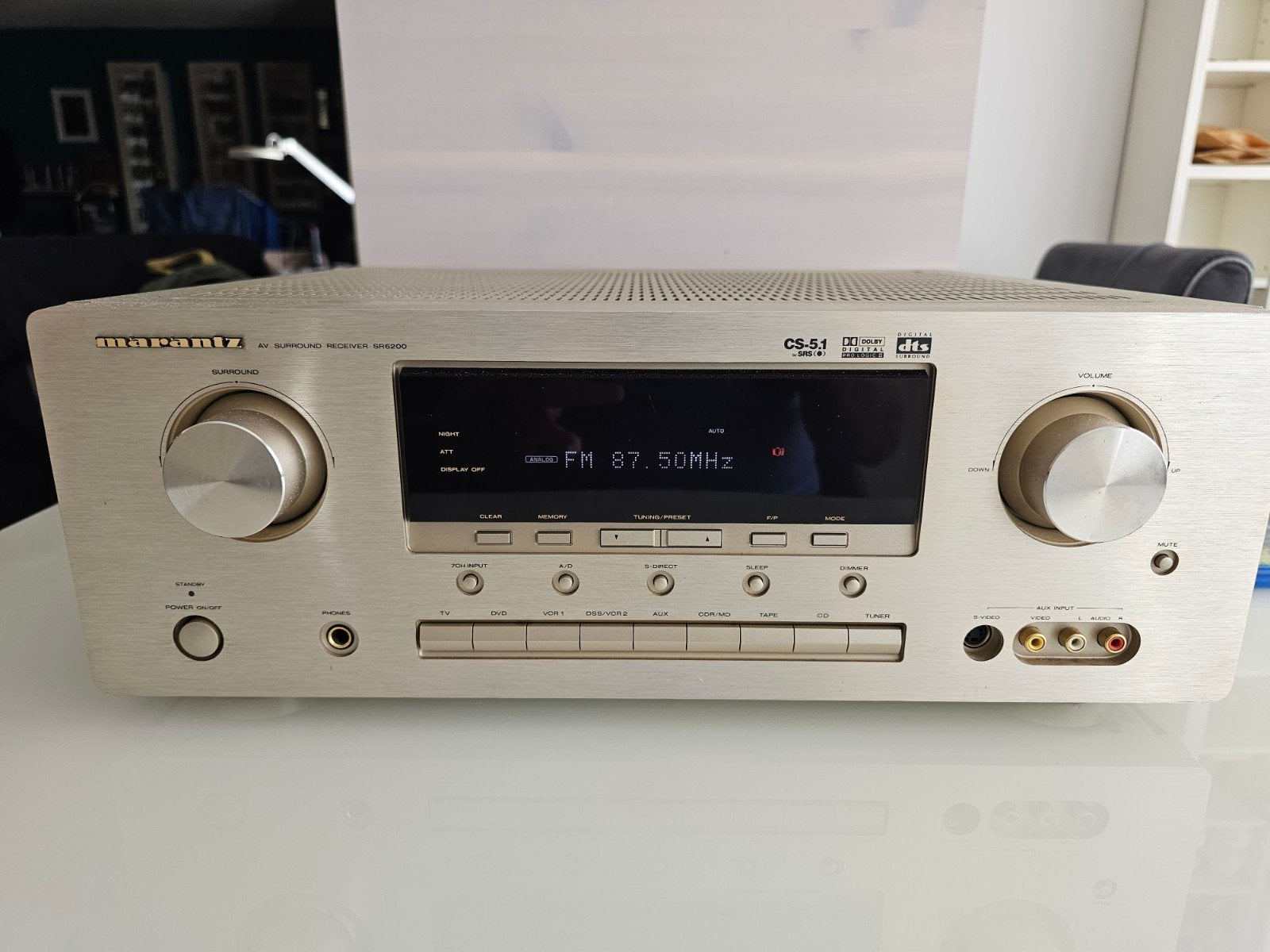 Marantz SR6200 AV Surround Receiver - Zo goed als nieuw, Gebruikt, 60 tot 120 watt, Ophalen, Marantz