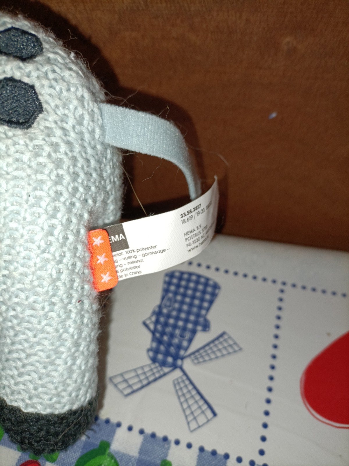 Hema giraffe groen knuffel 30 cm groot, Ophalen of Verzenden, Zo goed als nieuw, Overige typen