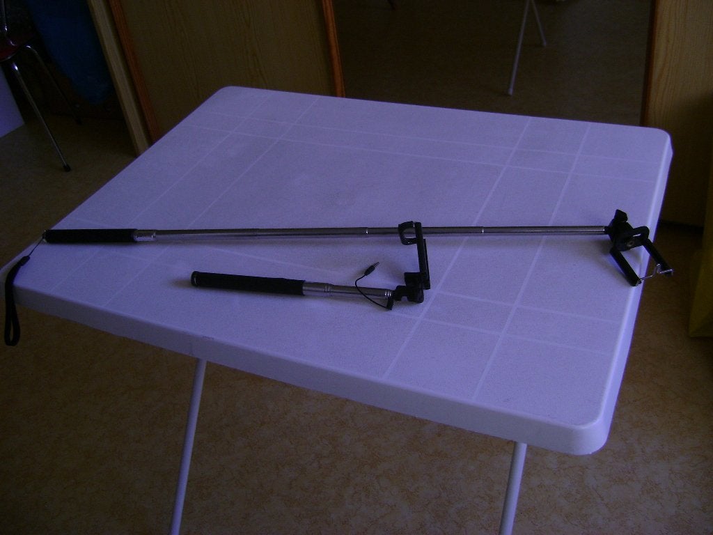 2 nieuwe selfie stick,s uitschuifbaar t/m 80 en 76cm monopod, Nieuw, Monopod functie, 125 cm of minder, Ophalen of Verzenden