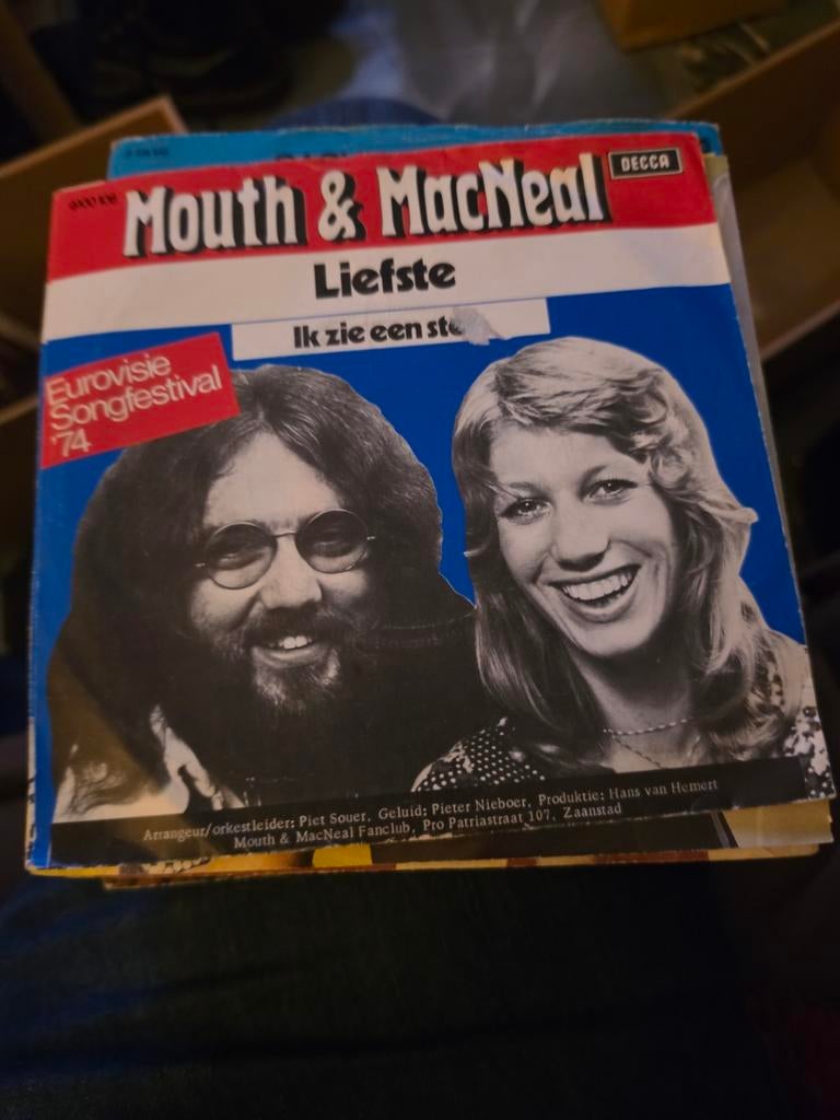 Mouth & MacNeal - Liefste (Eurovisie Songfestival '74), 1 single, Ophalen of Verzenden, Gebruikt, Nederlandstalig