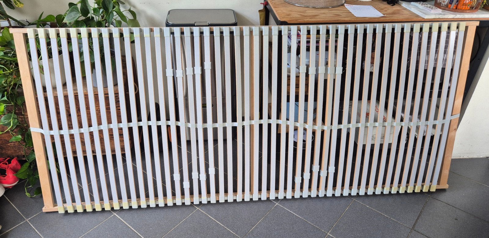 Lattenbodem 90x220 cm in zeer goede staat, Huis en Inrichting, Ophalen, Tweepersoons, 140 cm, Zo goed als nieuw