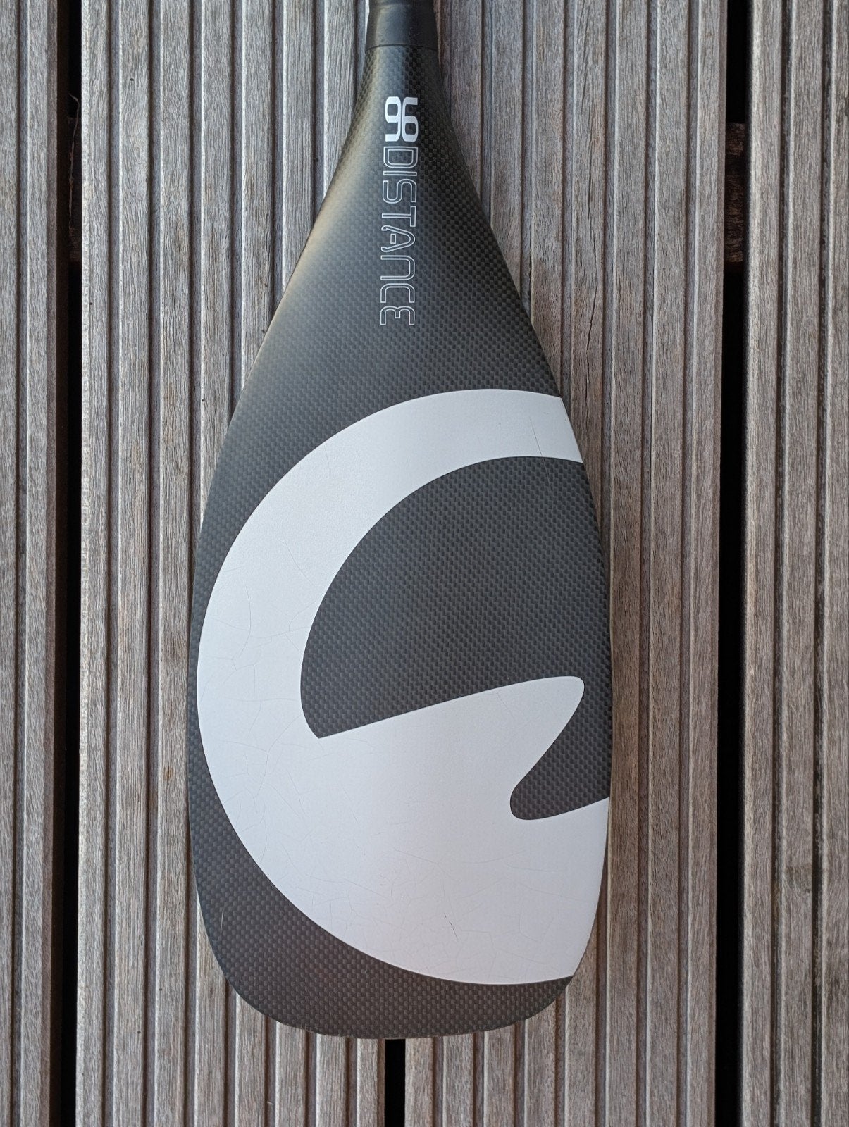 2 delige carbon verstelbare sup peddel  Aqua Inc Distance 96, Watersport en Boten, Ophalen, Gebruikt, SUP-peddels