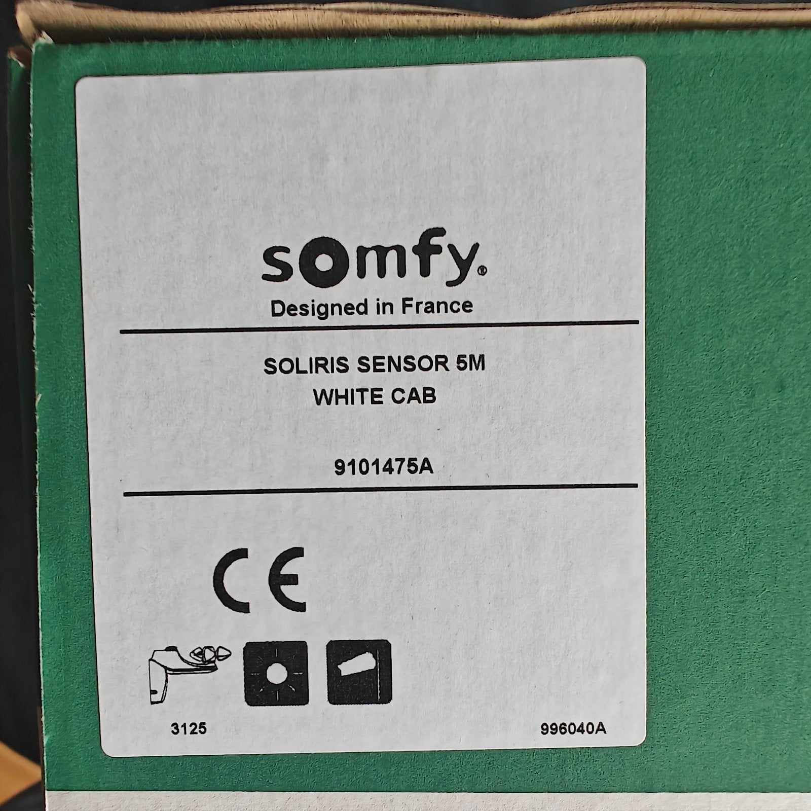 Somfy Soliris Smoove UNO Pure White + Frame & Soliris Sensor, Ophalen of Verzenden