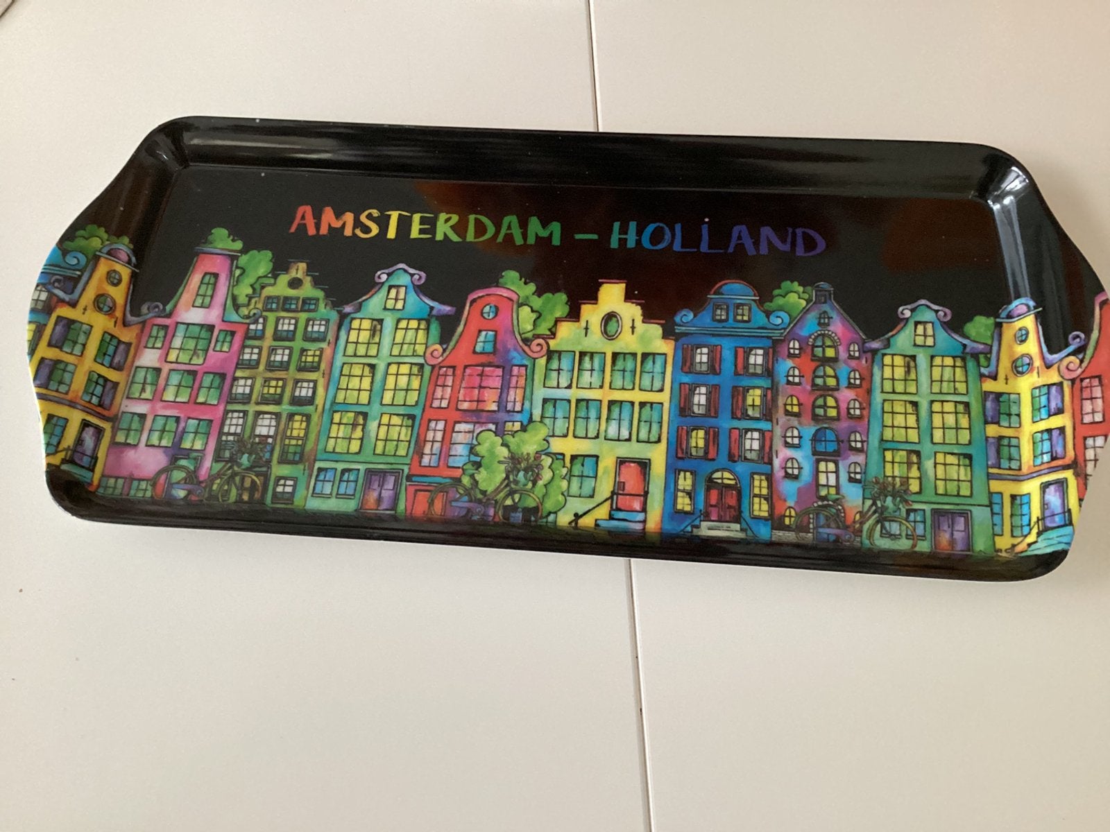 Amsterdam dienblad, Kunststof, Ophalen of Verzenden, Zo goed als nieuw, Dienblad
