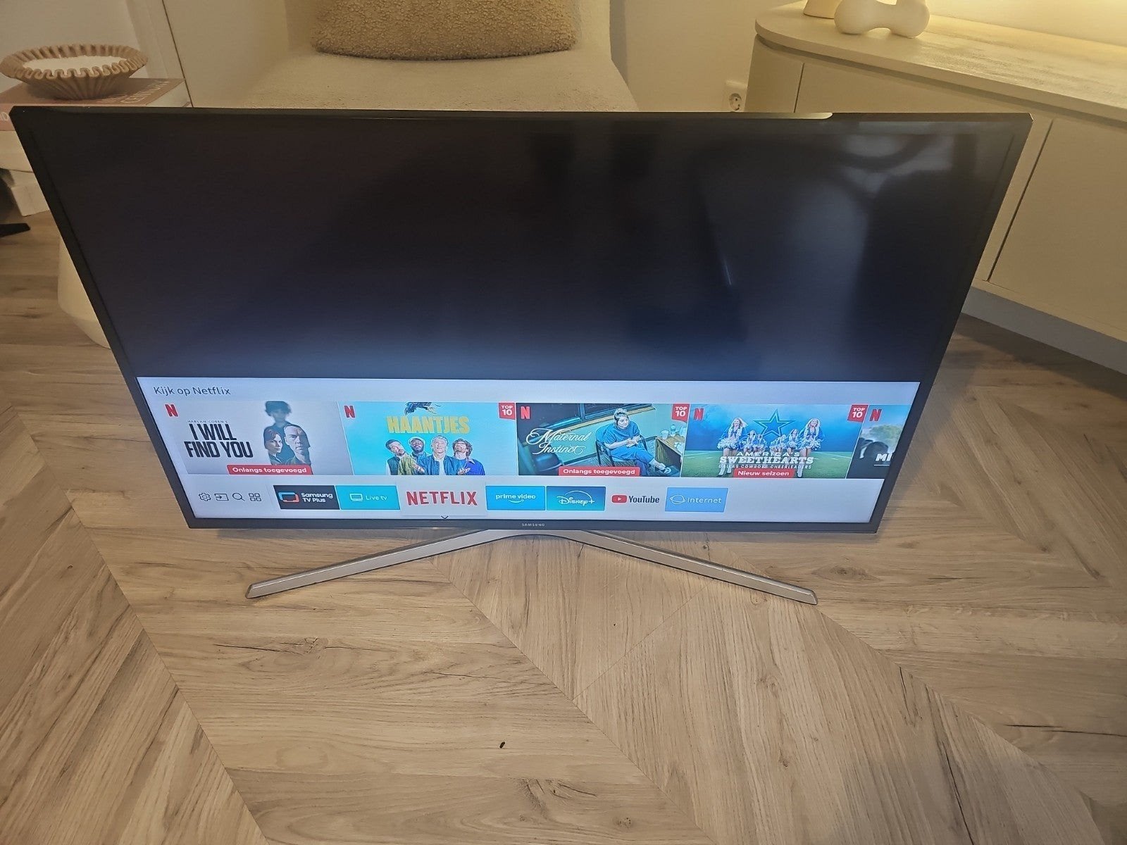 SAMSUNG SMART TV 43 INCH 4K UHD APPS, 50 Hz, Ophalen of Verzenden, Zo goed als nieuw, Samsung