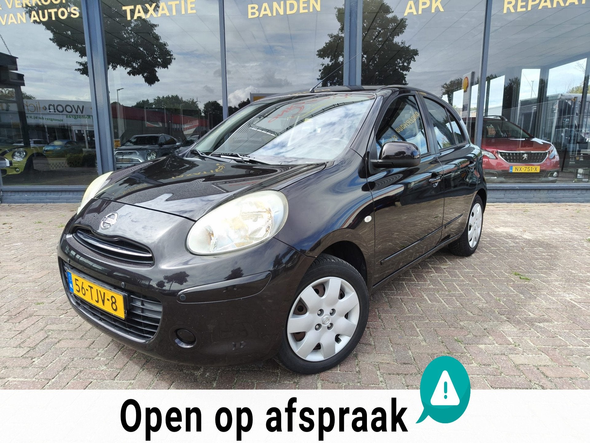 Nissan Micra 1.2 Acenta AUTOMAAT|APK|5DRS|Parkeersensoren, Auto's, Euro 5, Gebruikt, Overige kleuren, 1198 cc