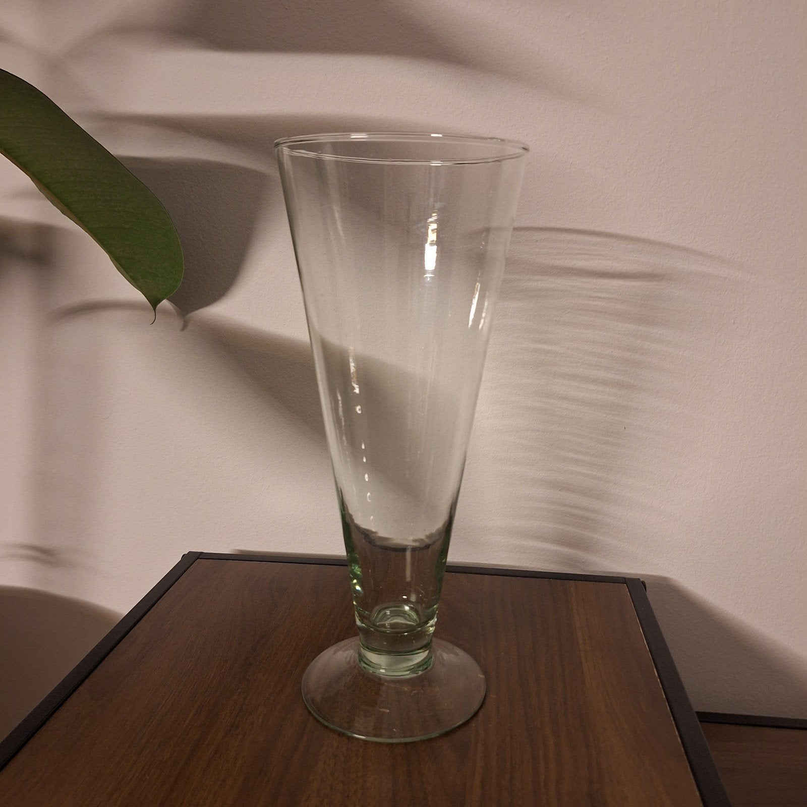 Grote glazen vaas/bierglas, Antiek en Kunst, Ophalen of Verzenden