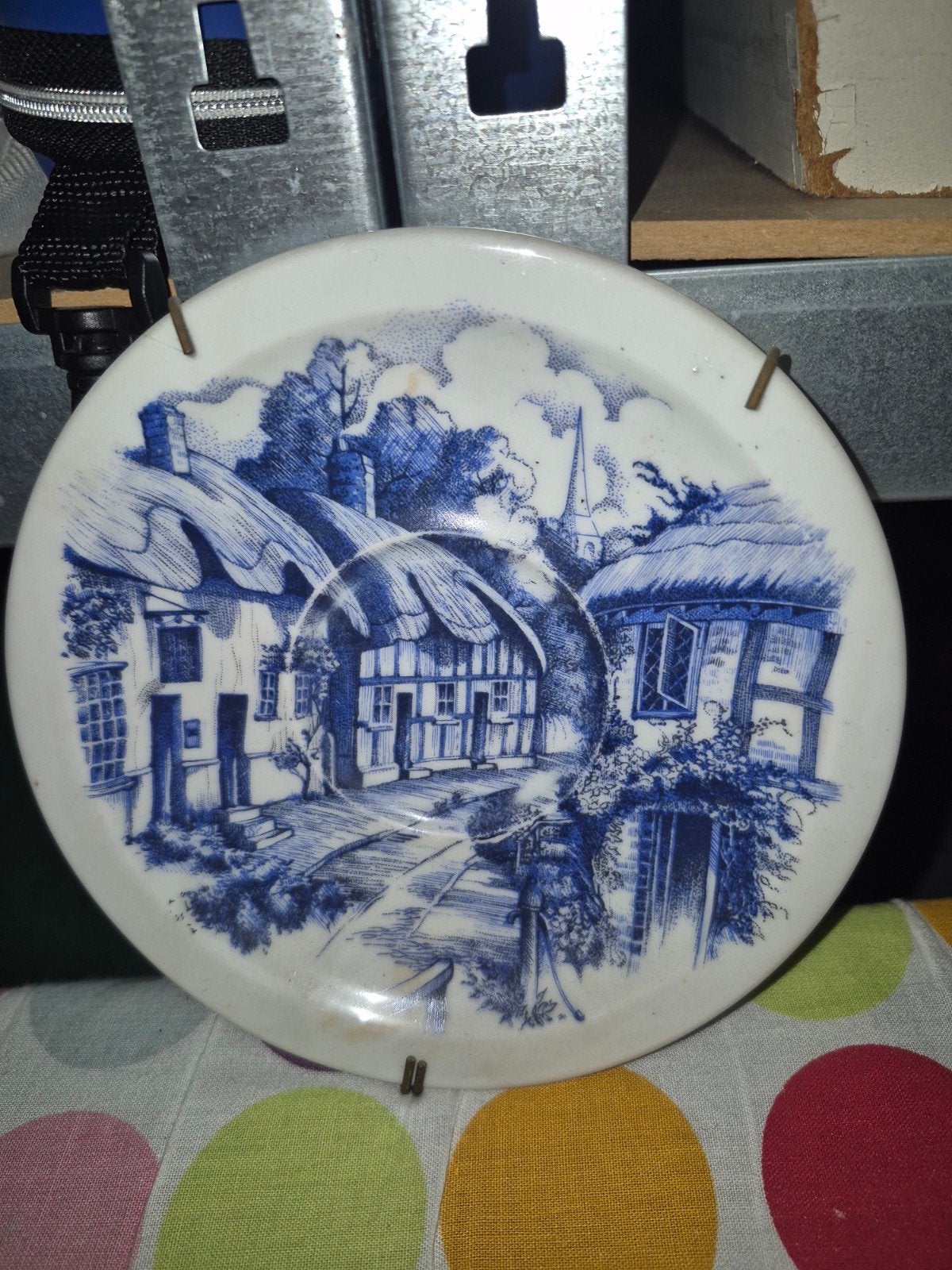 delfs blauw bord, Antiek en Kunst, Ophalen