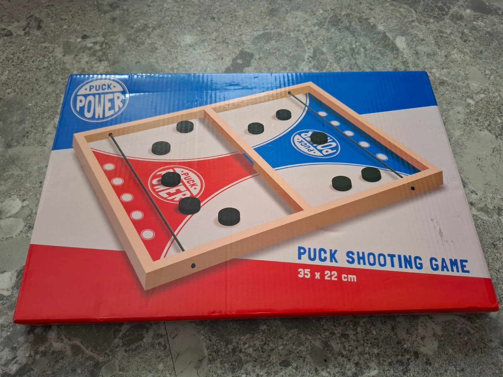 Puck Power Schietspel - Snel en Leuk voor Twee Spelers, Een of twee spelers, Ophalen of Verzenden, Zo goed als nieuw, Puck Power