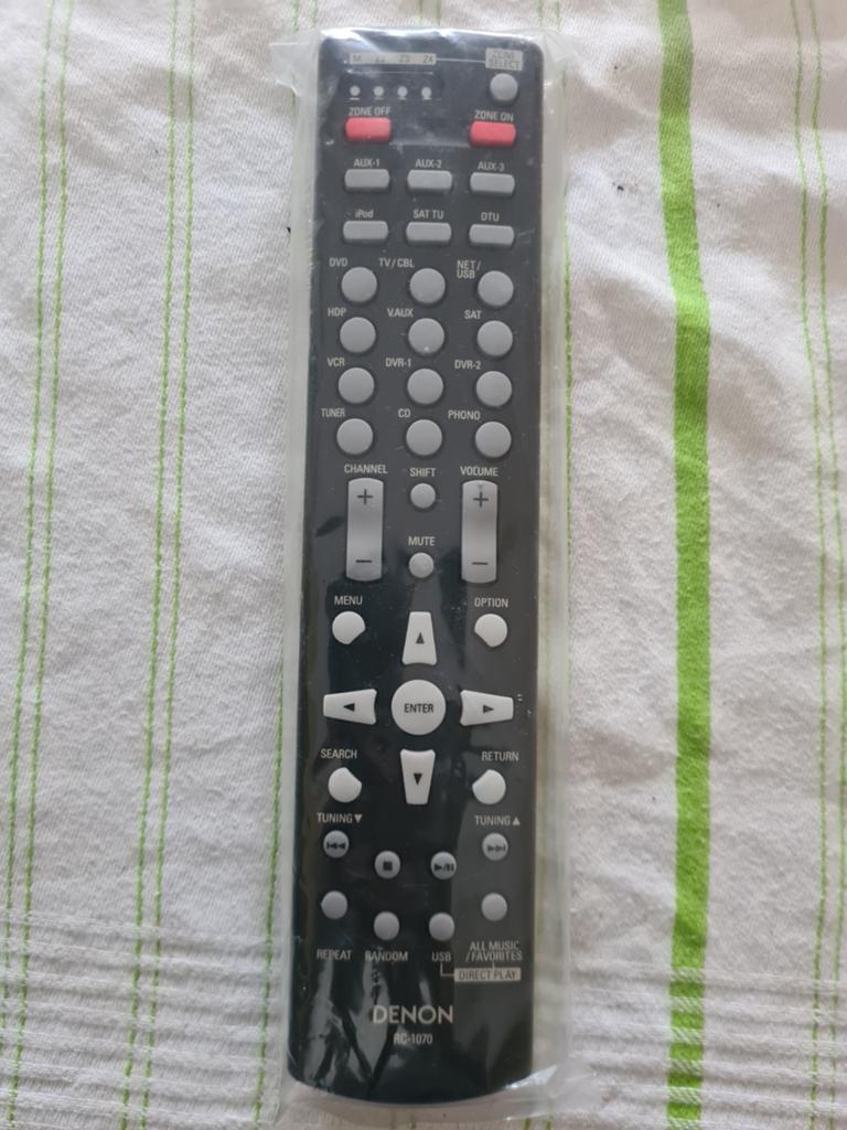 Denon RC 1070 remote, Ophalen